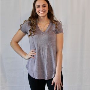Purplish Grey T shirt